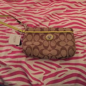 Coach brand new wristlet