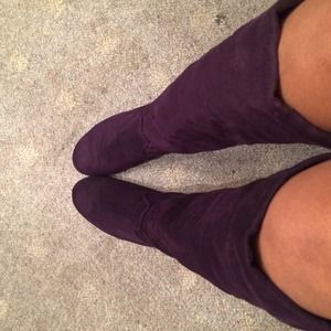 Purple boots