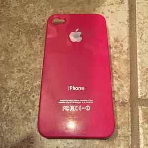 Pink iPhone 4 cover