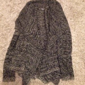 Grey/white/black Soft Cardigan