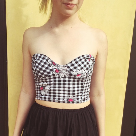 Motel Rocks Bustier Crop