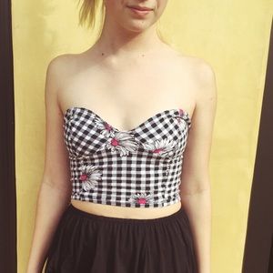 Motel Rocks Bustier Crop