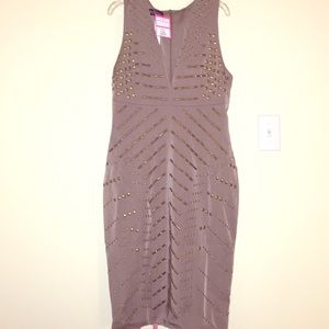 Celeb Boutique Studded Bandage Dress