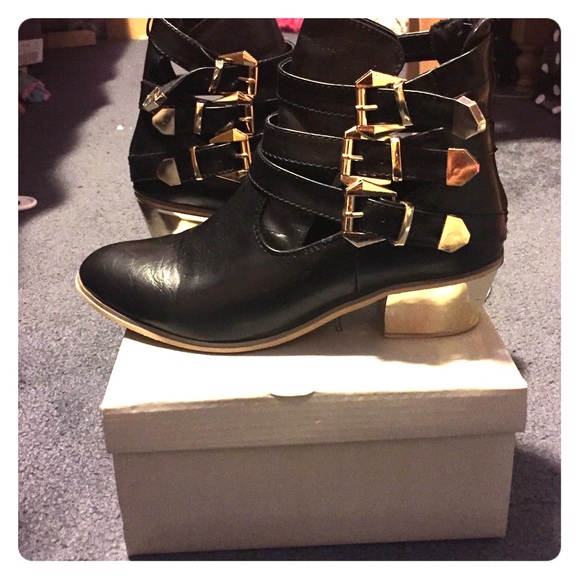 Black Heeled Booties