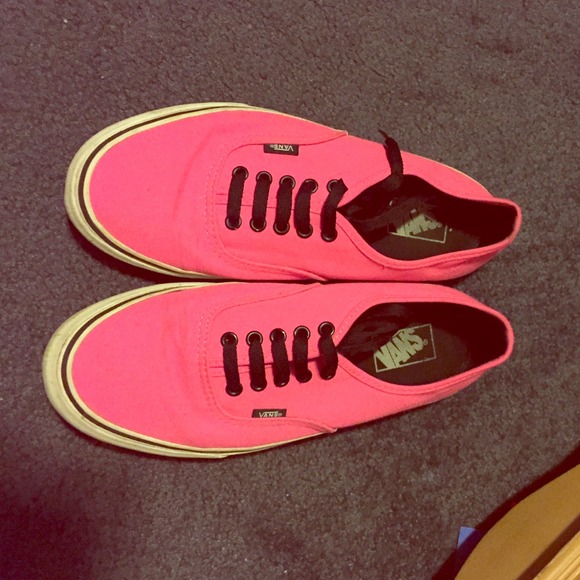 Neon Pink Vans