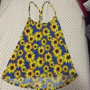 Sunflower tank top