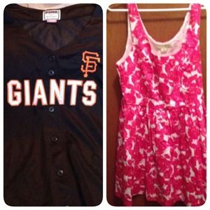 Sf Giants jersey & floral dress