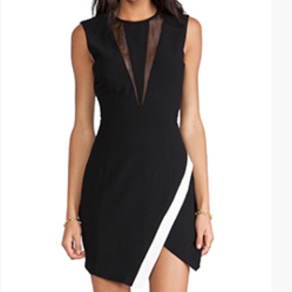 NBD Black & White Dress