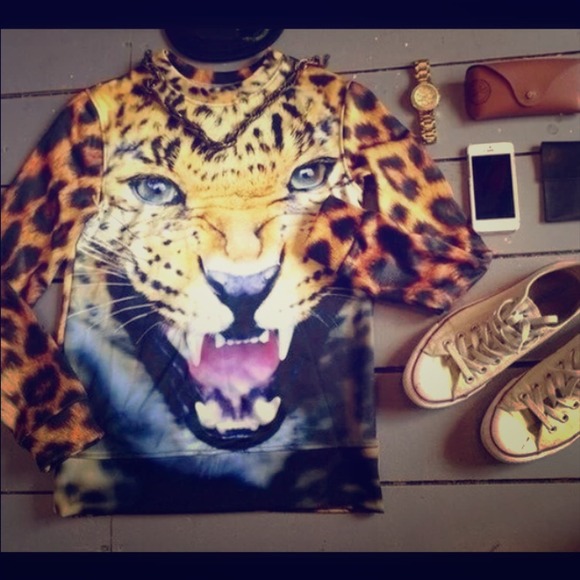 Cheetah Print Sweat