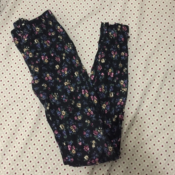 Floral leggings