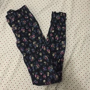 Floral leggings