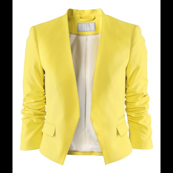 H&M yellow jacket