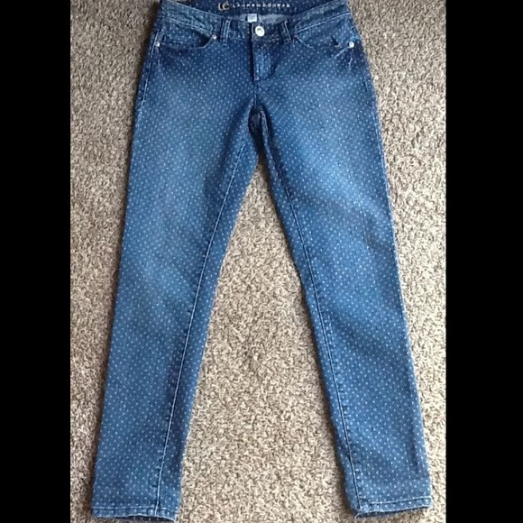 LC Lauren Conrad Polka Dot Jeans