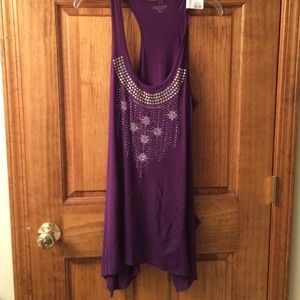 Bundle/2 tanks, lace cardigan, and necklace