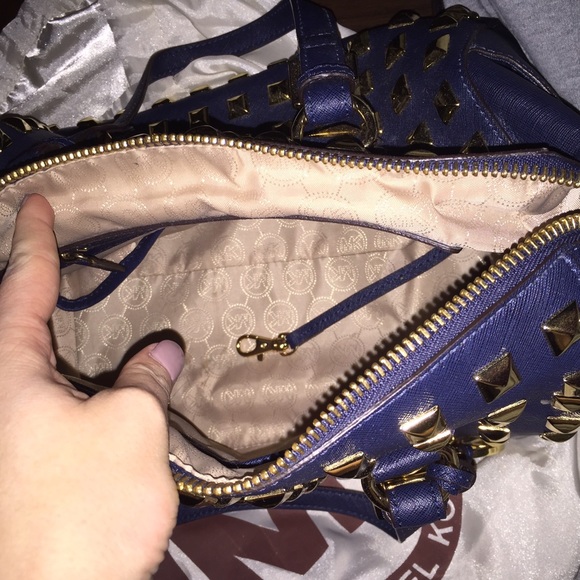 Michael Kors studded Grayson - Navy Blue - Picture 3 of 4