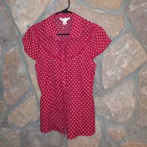 Red Polka Dot Shirt