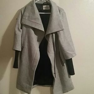 Grey w/black coat; Love21