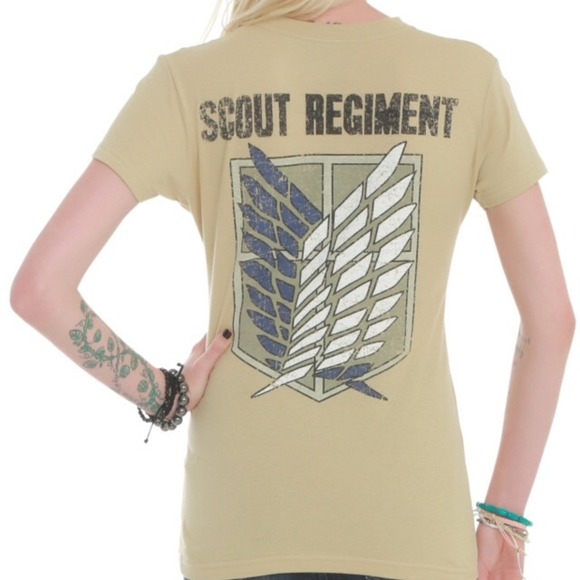 Attack on Titan Scout Regiment T-Shirt - Picture 2 of 3