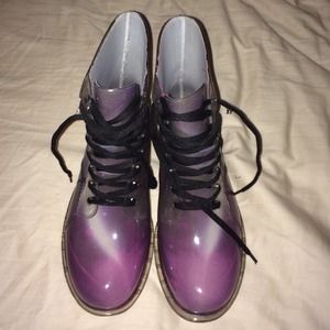 Galaxy plastic boots