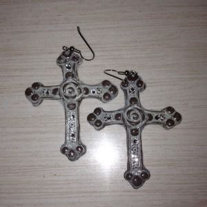 Cross earrings