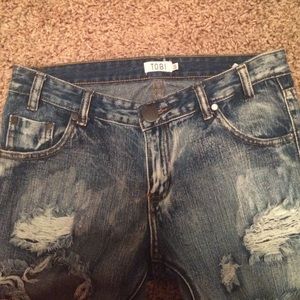 Toni distressed boyfriend jeans