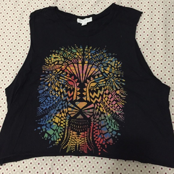 Printed crop top