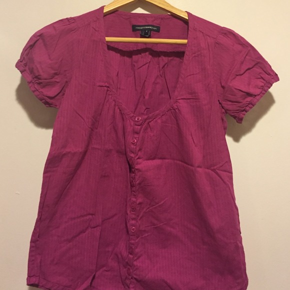 French Connection Babydoll Shirt