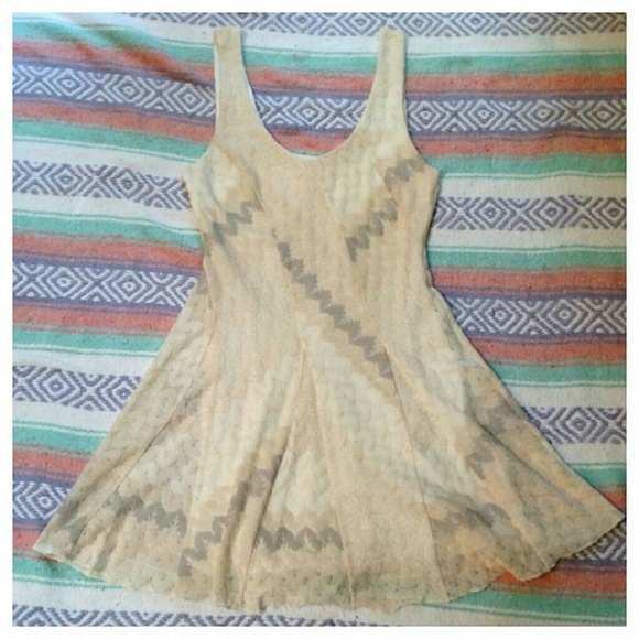 Free People Dresses & Skirts - FP Lace Chevron Dress