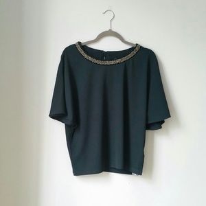 ▪ nwt ▪ beaded neckline top
