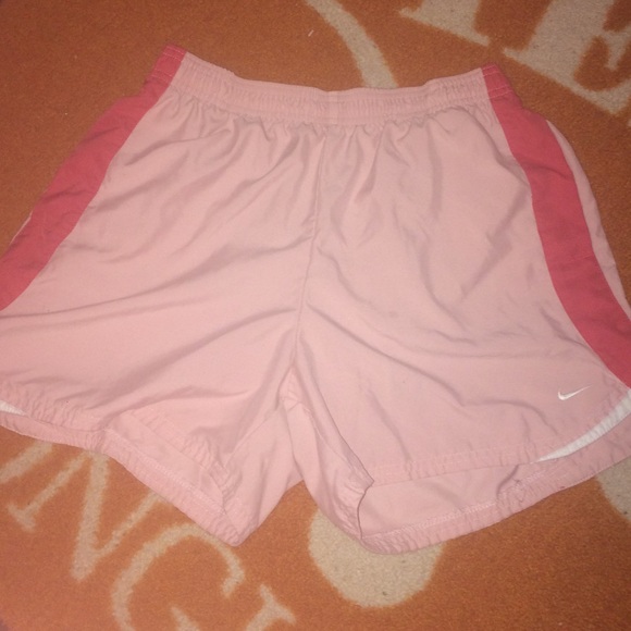 Pink nike shorts