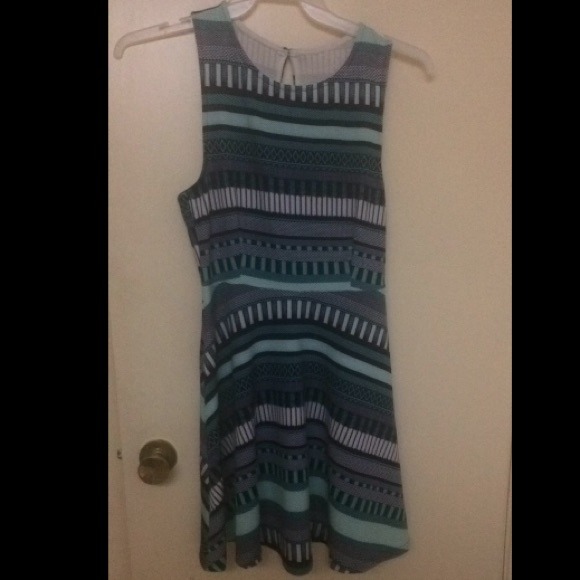 Blue impeccable pig pattern dress