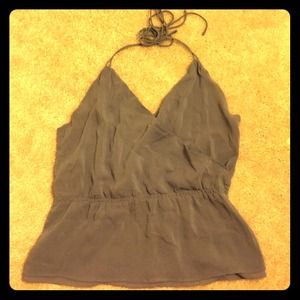 Theory halter in lavendar, silk