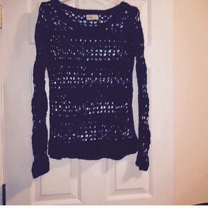 Hollister navy sweater