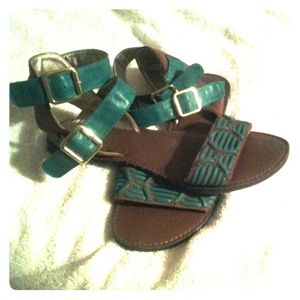 Cute brown sandals