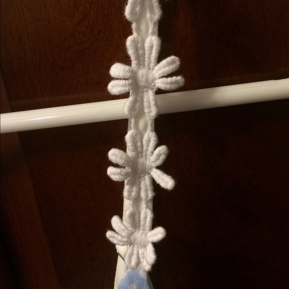 Pastel blue tank w/ daisy chain straps