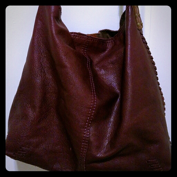 Lucky Brand Handbags - Lucky Brand hobo burgundy purse