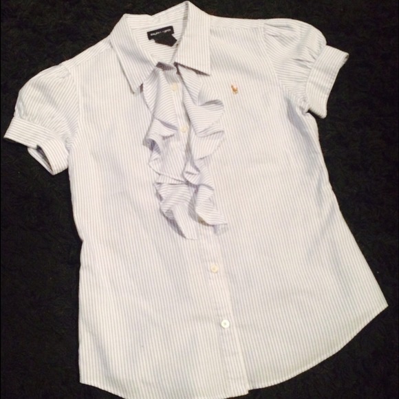 Ralph Lauren young girls top, sz 14 like new💙