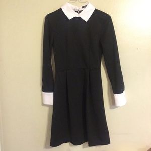 Peter pan collar grunge dress