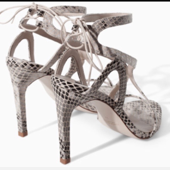 ZARA Python Sandals - Picture 2 of 4