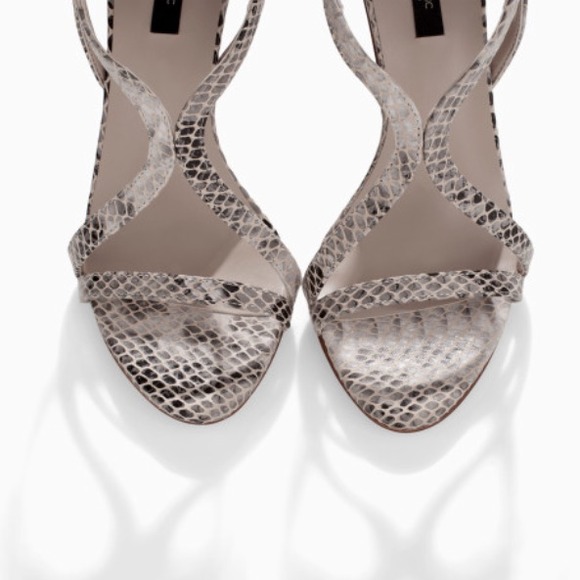 ZARA Python Sandals - Picture 4 of 4