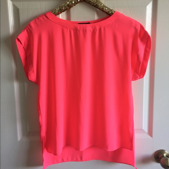 Forever 21 neon pink top