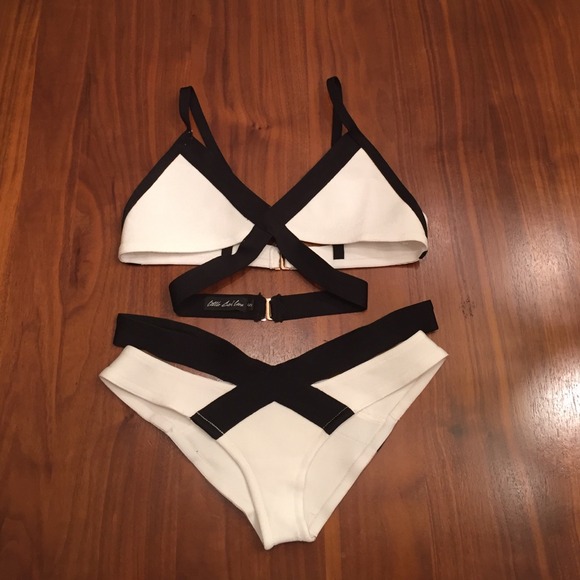 Little Girl Lies Donoma Cut Out 2-Piece Bikini Set - Picture 4 of 4