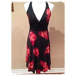 Halter Floral Dress