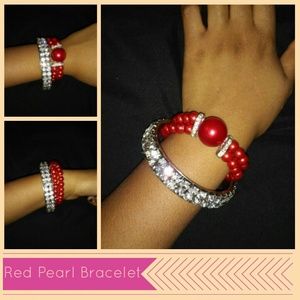 Red Pearl Bracelet