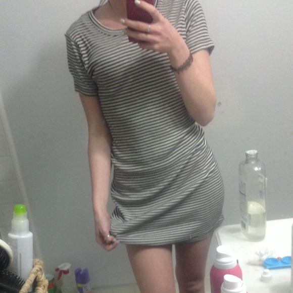 T shirt dress (brandy)