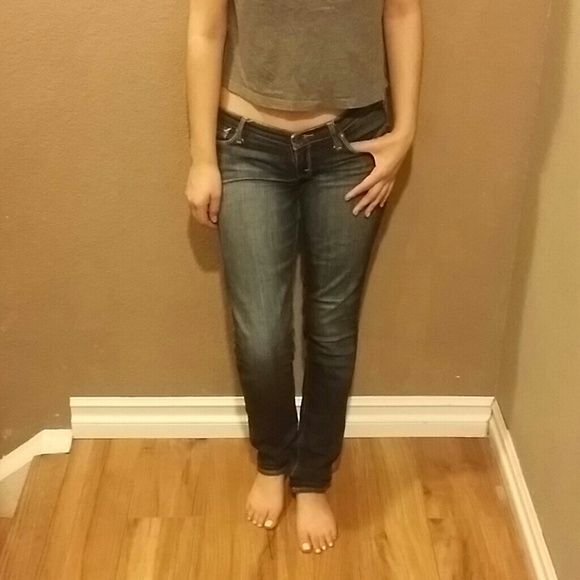 Abercrombie low rise denim jeans