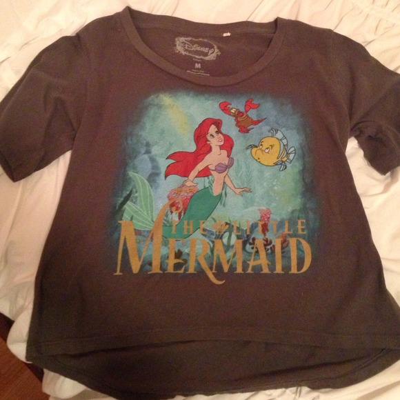 Little mermaid long crop