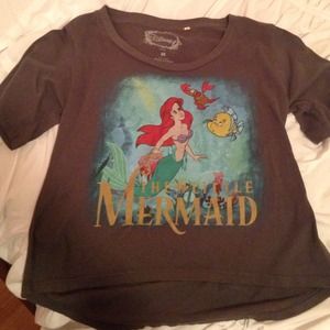 Little mermaid long crop