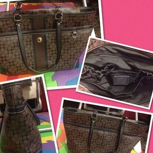 coach purse/diaper bag