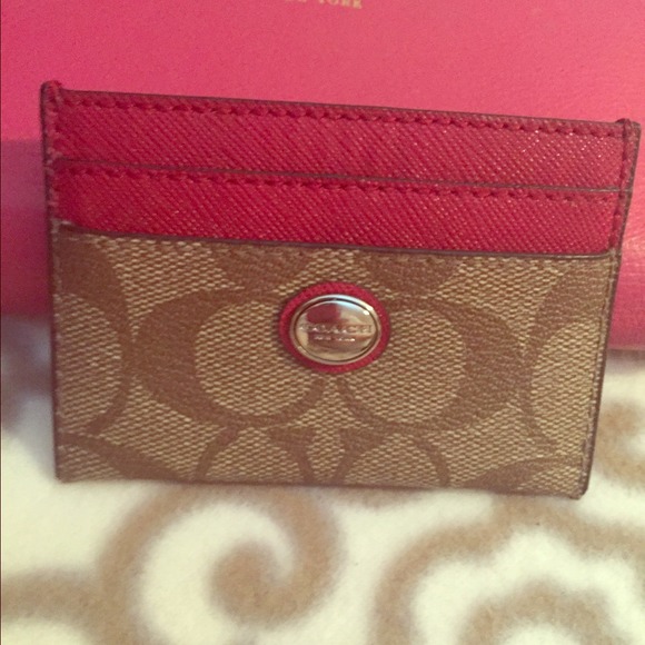 Coach card holder